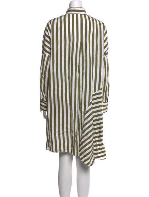 Akris Punto Striped Knee-Length Dress
