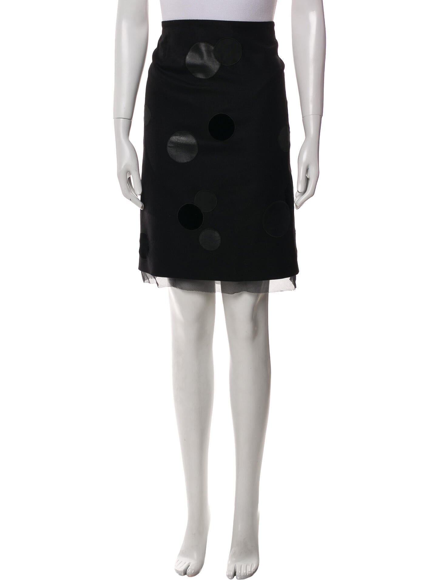 Akris Punto Wool Knee-Length Skirt