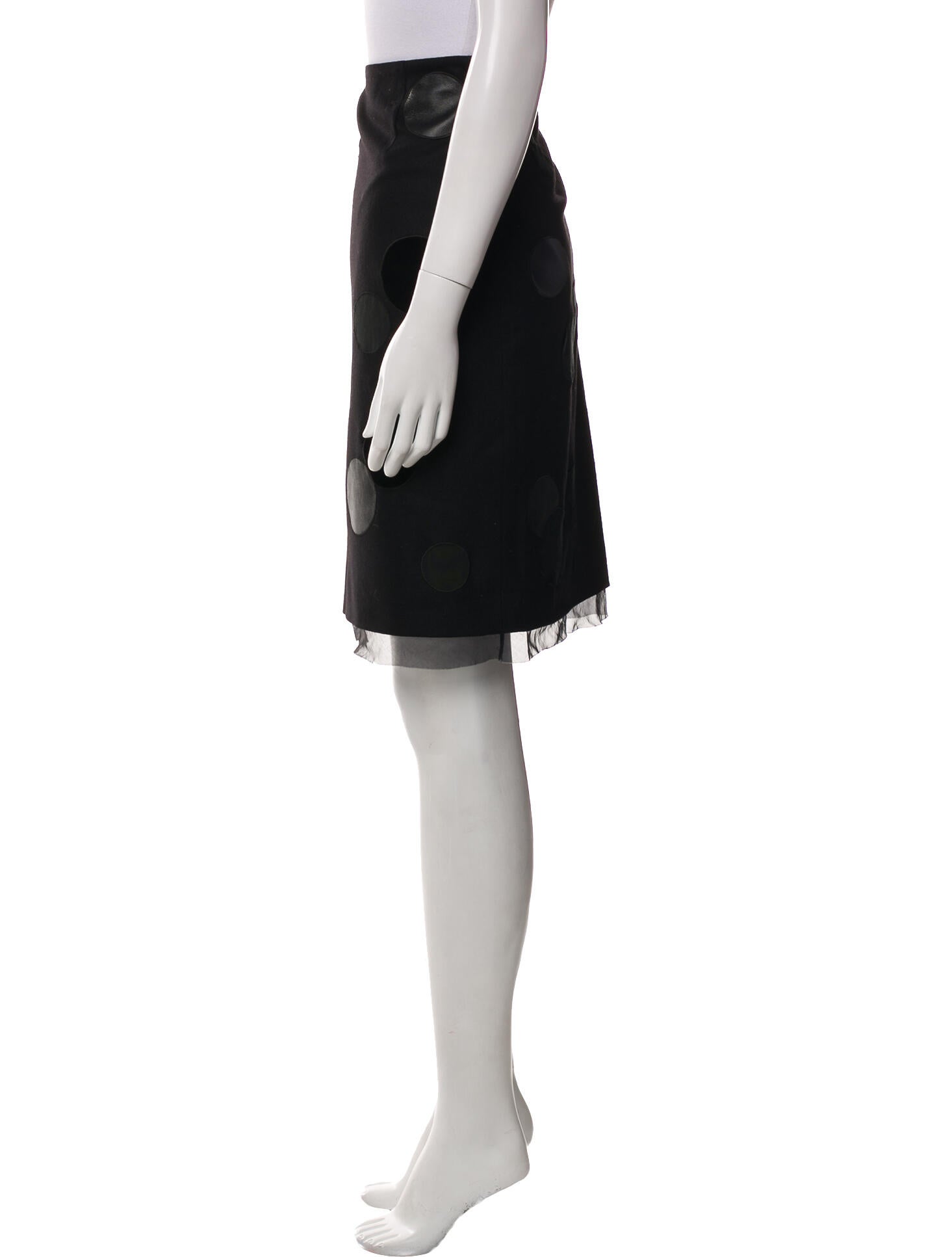 Akris Punto Wool Knee-Length Skirt