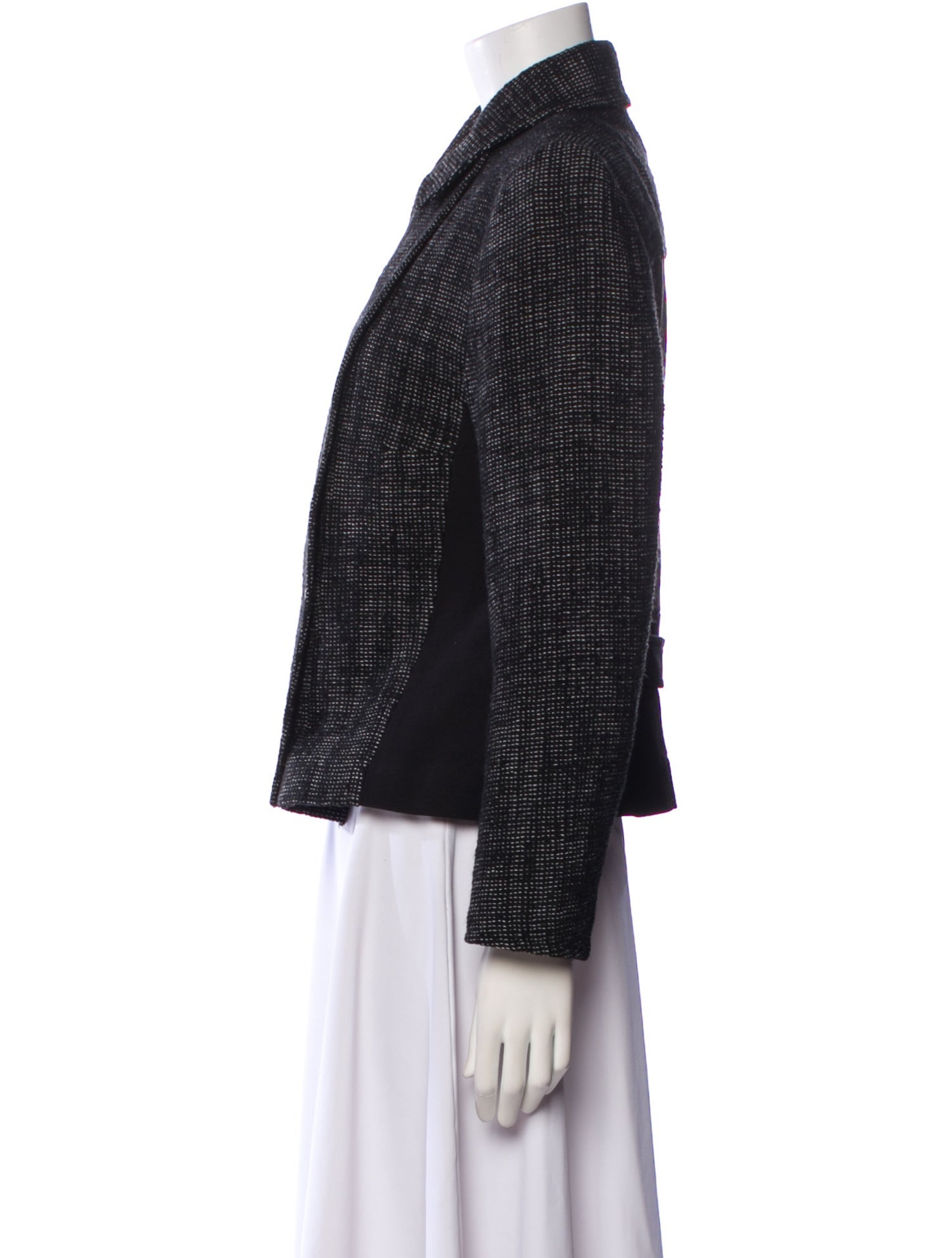 Akris Punto Tweed Pattern Blazer