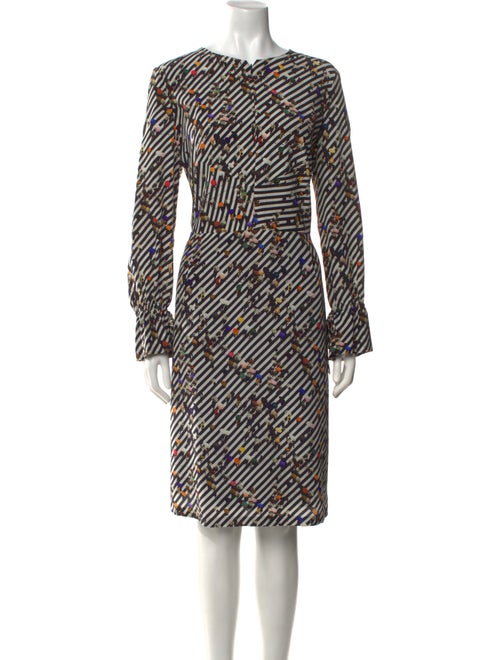 Akris Punto Silk Knee-Length Dress