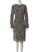 Akris Punto Silk Knee-Length Dress
