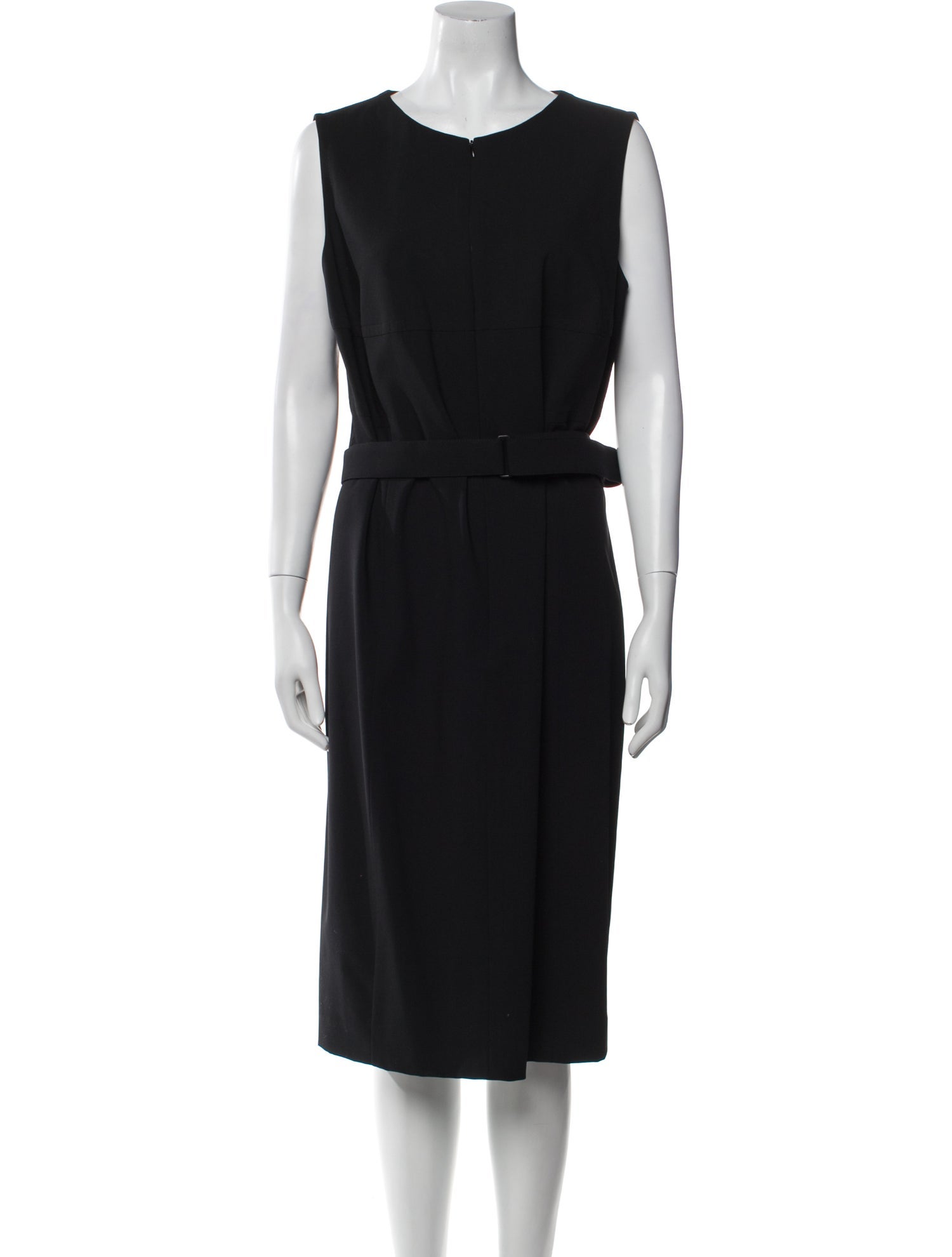 Akris Punto Wool Midi Length Dress