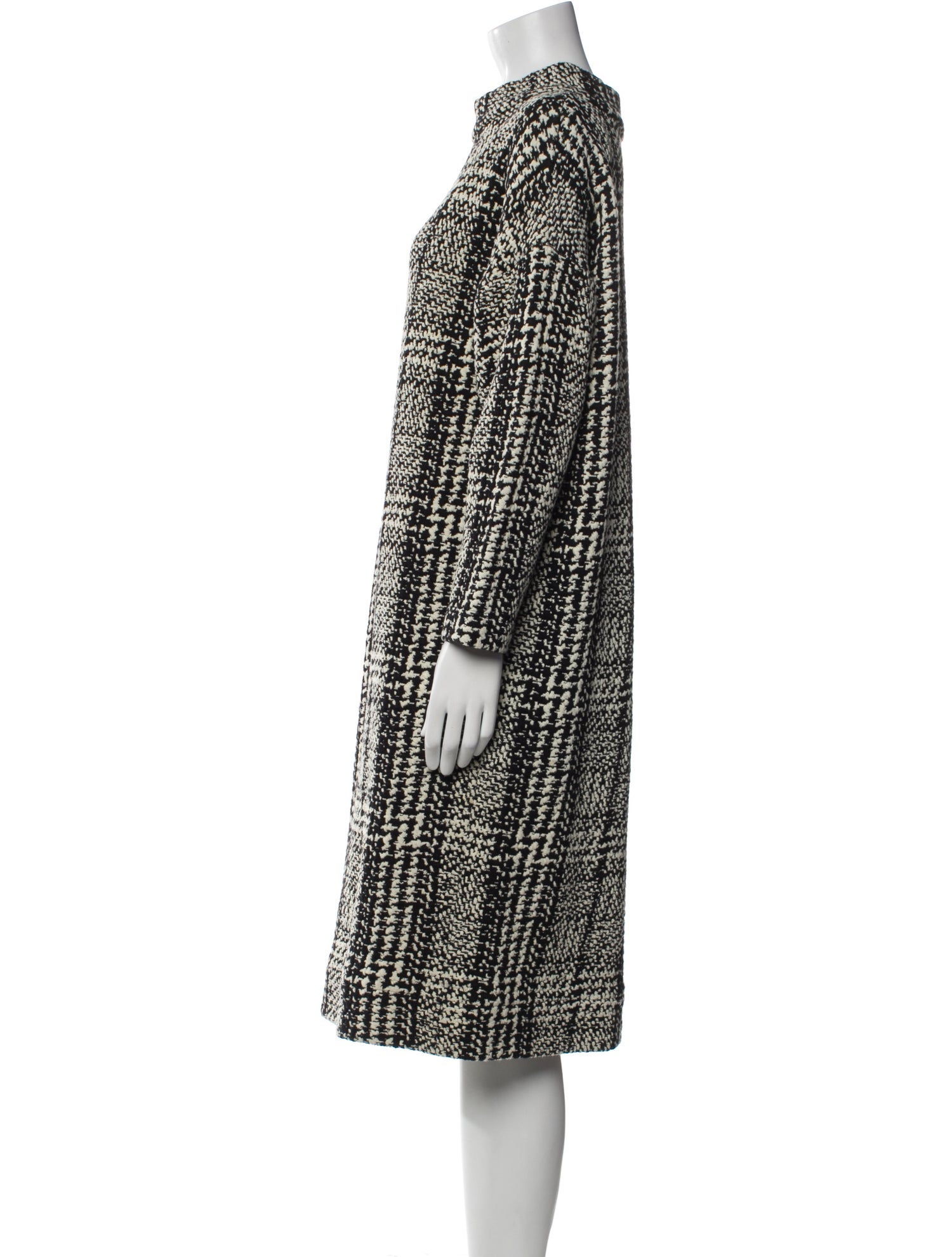 Akris Punto Tweed Pattern Knee-Length Dress