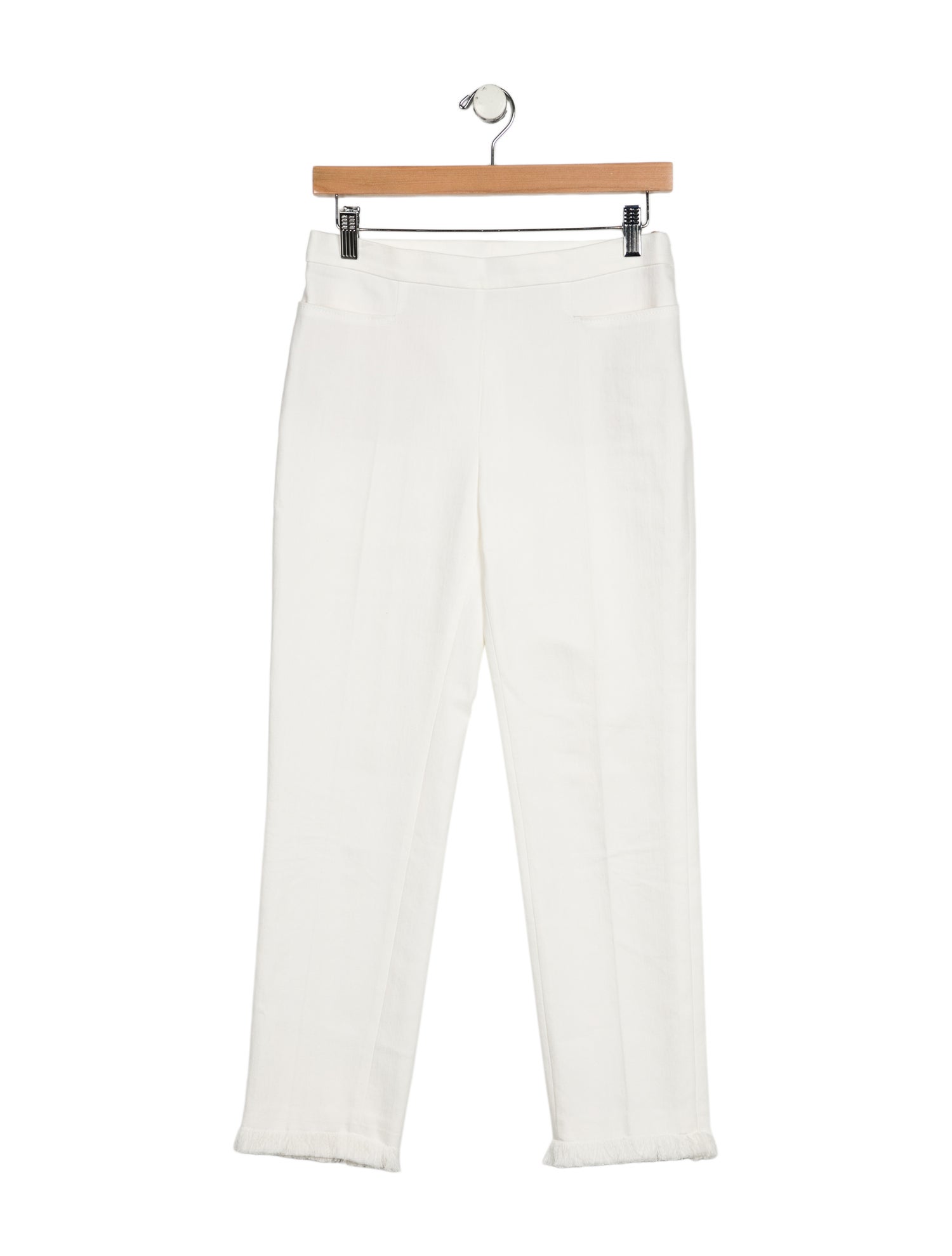 Akris Punto Mid-Rise Straight Leg Jeans