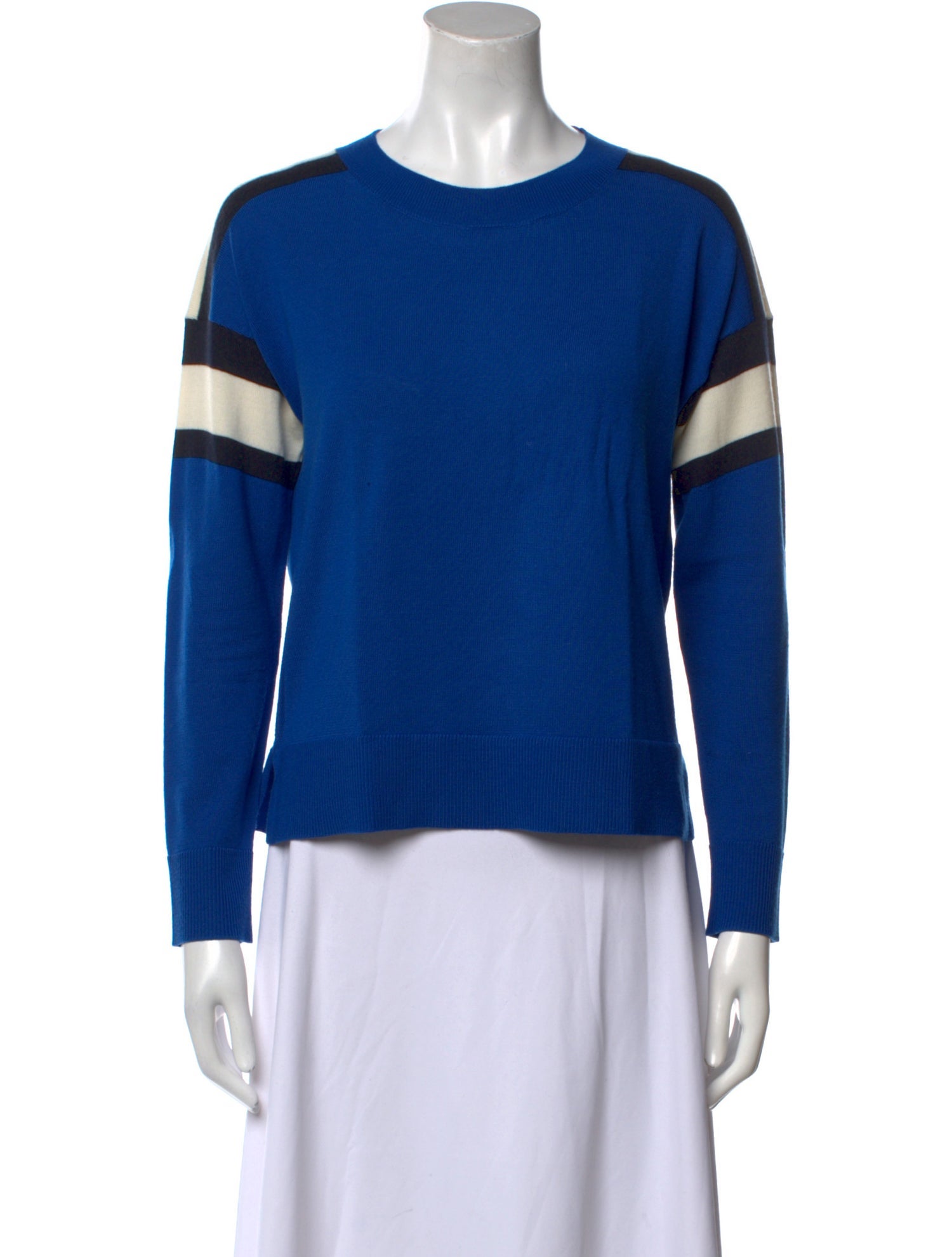 Akris Punto Virgin Wool Striped Sweater