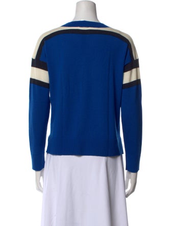 Akris Punto Virgin Wool Striped Sweater