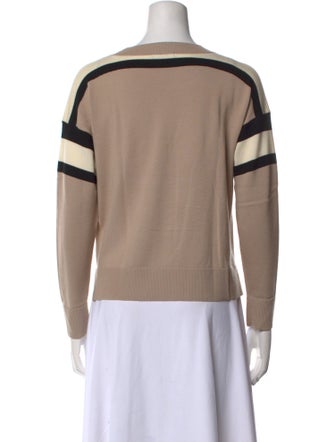 Akris Punto Virgin Wool Striped Sweater