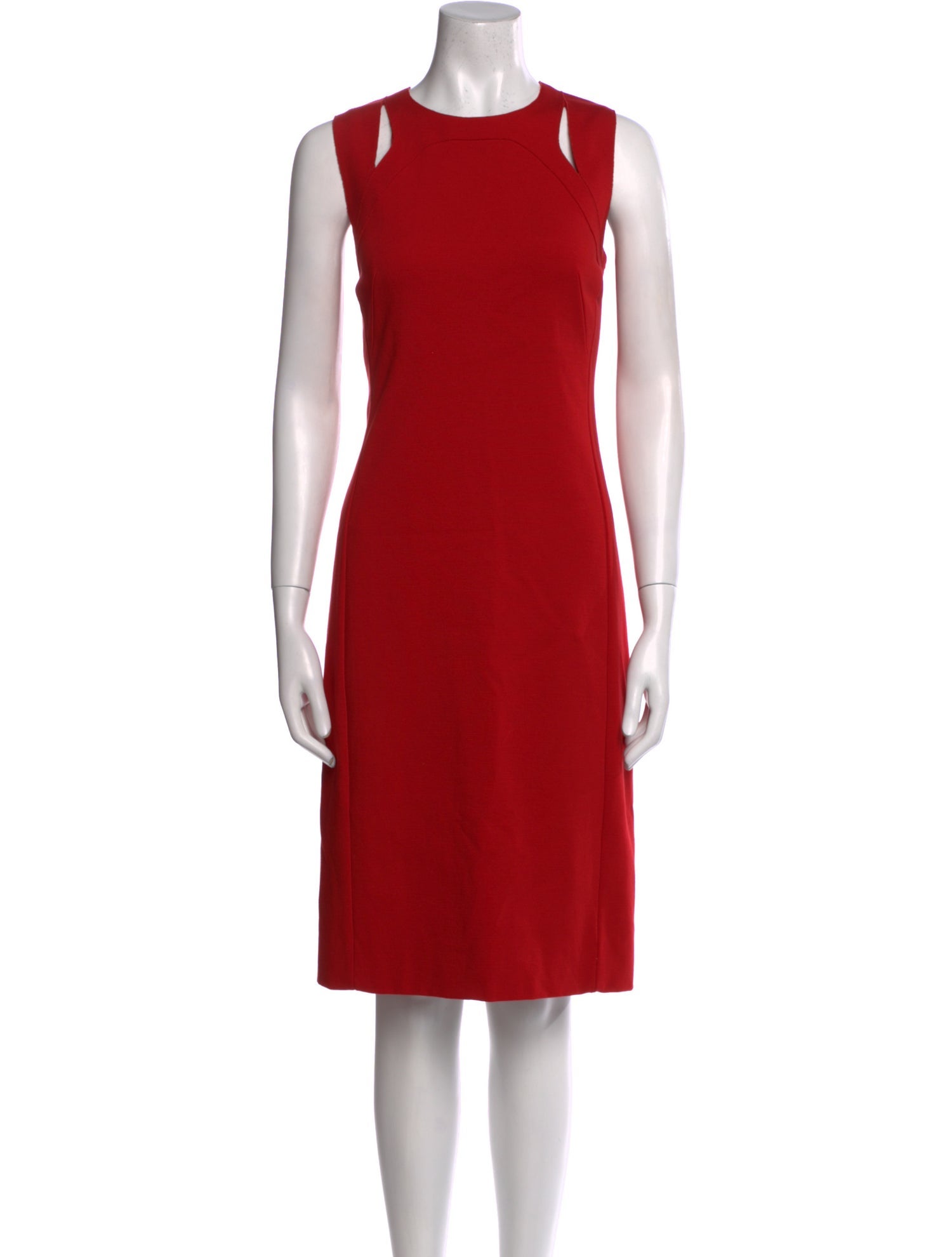 Akris Punto Crew Neck Knee-Length Dress