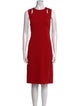 Akris Punto Crew Neck Knee-Length Dress