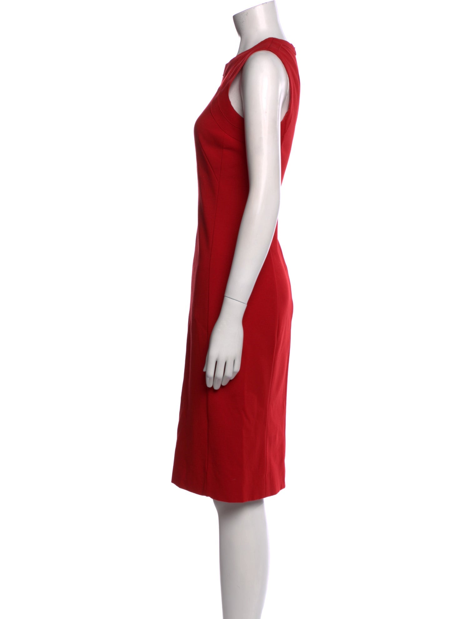 Akris Punto Crew Neck Knee-Length Dress