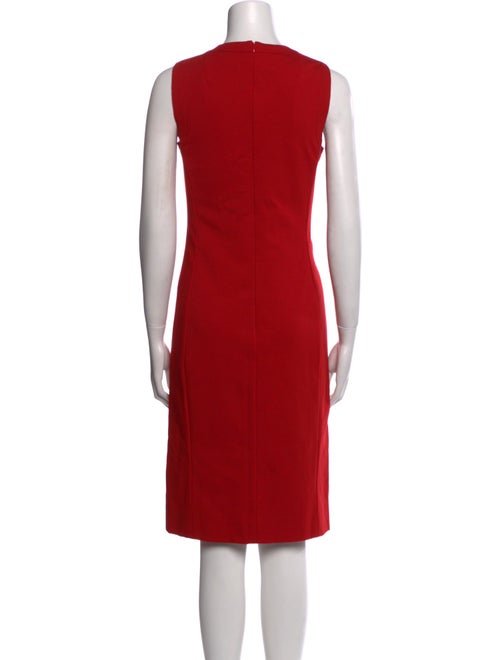 Akris Punto Crew Neck Knee-Length Dress