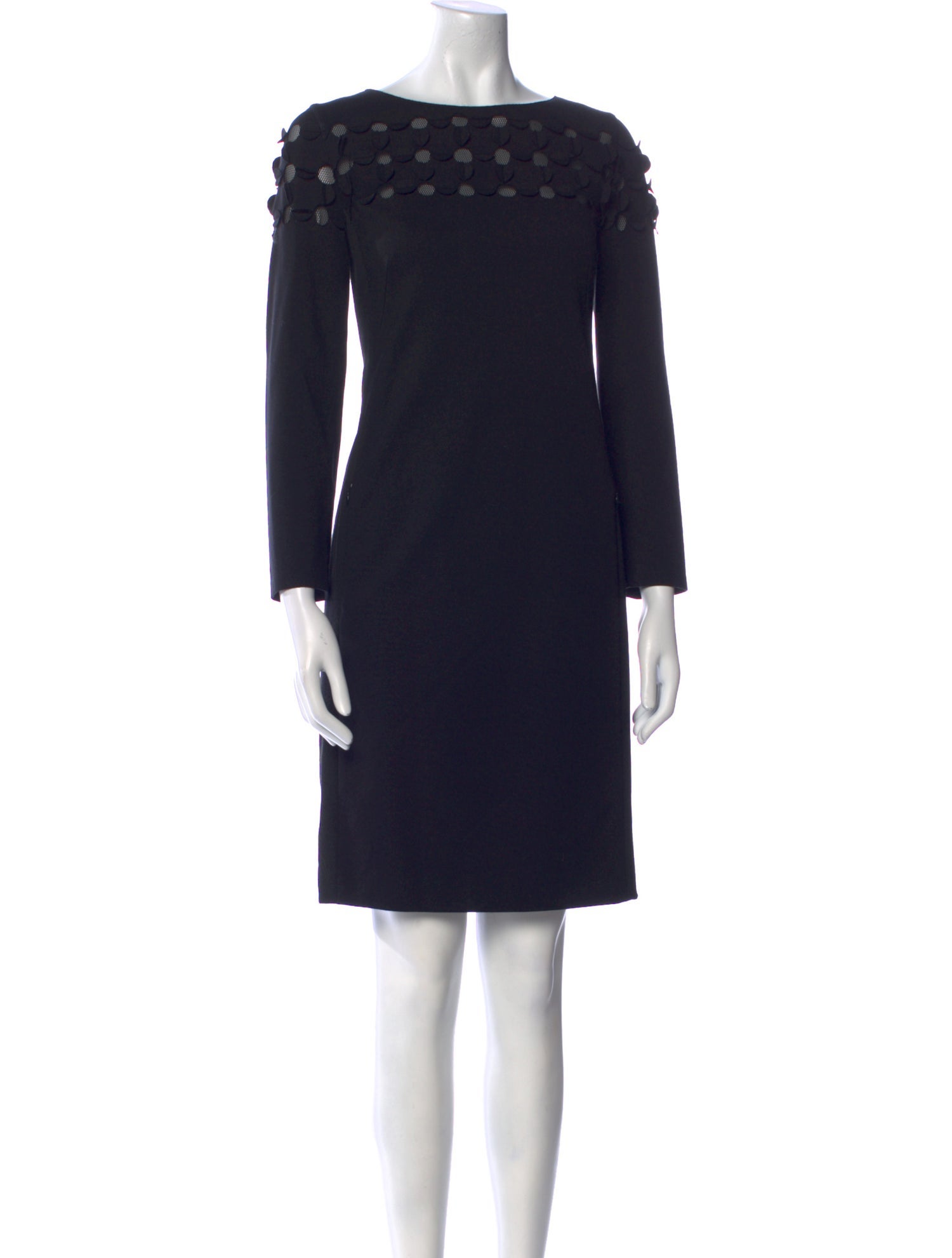 Akris Punto Bateau Neckline Knee-Length Dress