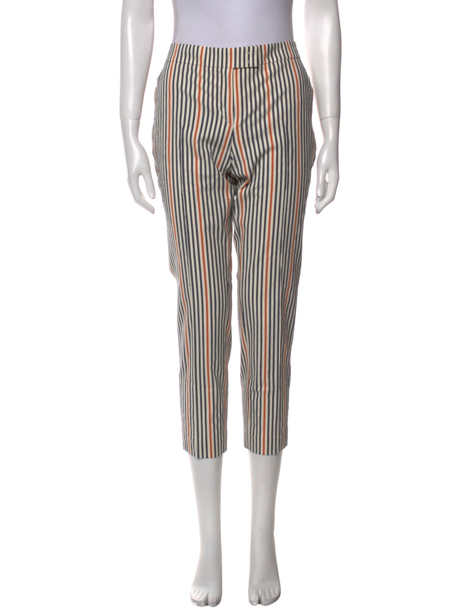 Akris Punto Striped Skinny Leg Pants