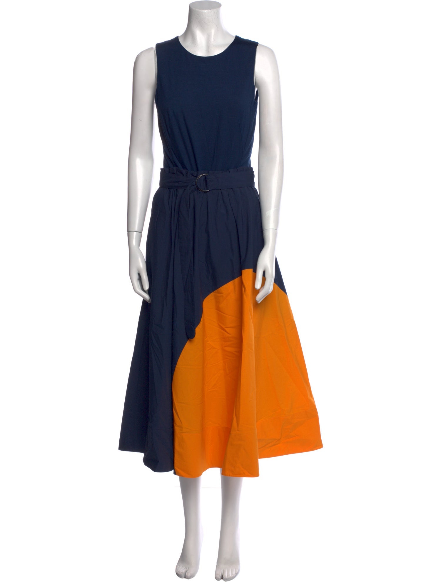 Akris Punto Crew Neck Long Dress