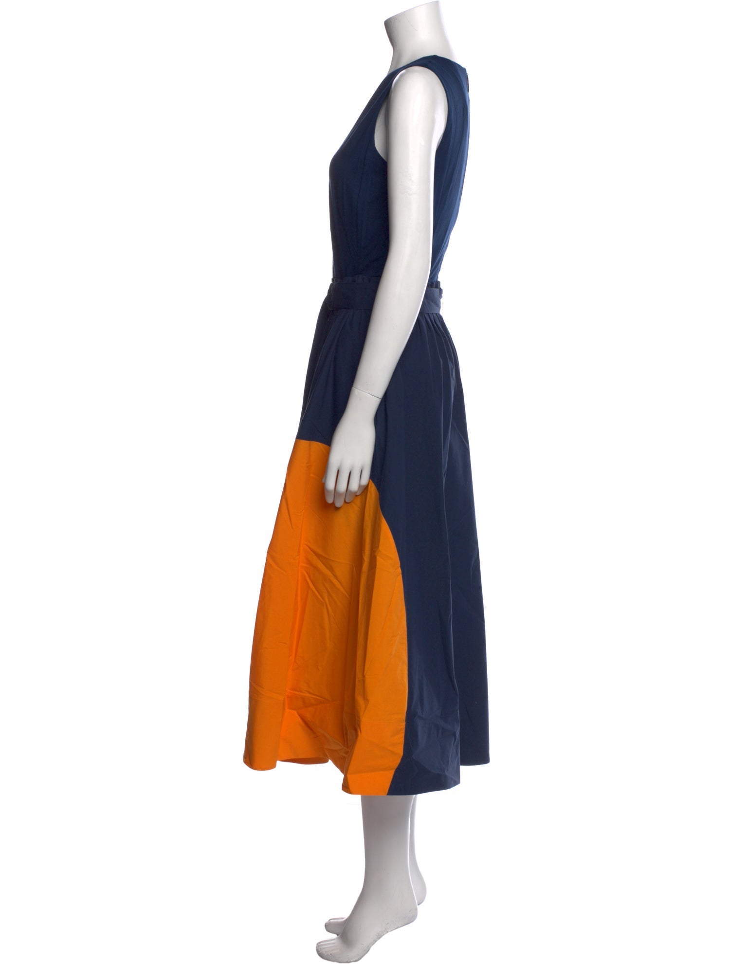 Akris Punto Crew Neck Long Dress