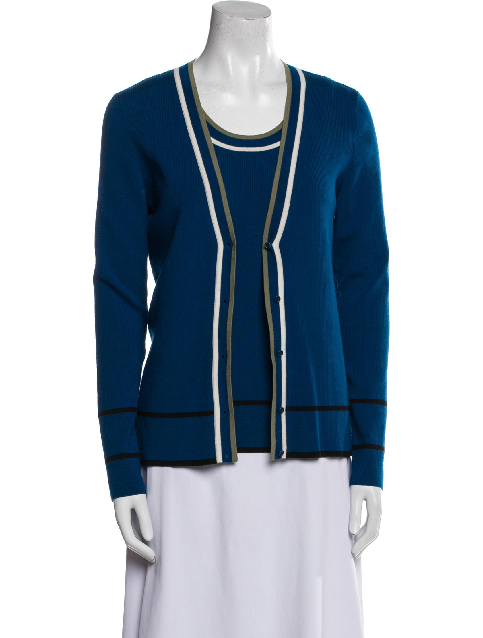 Akris Punto Virgin Wool Ruffle Embellishment Set