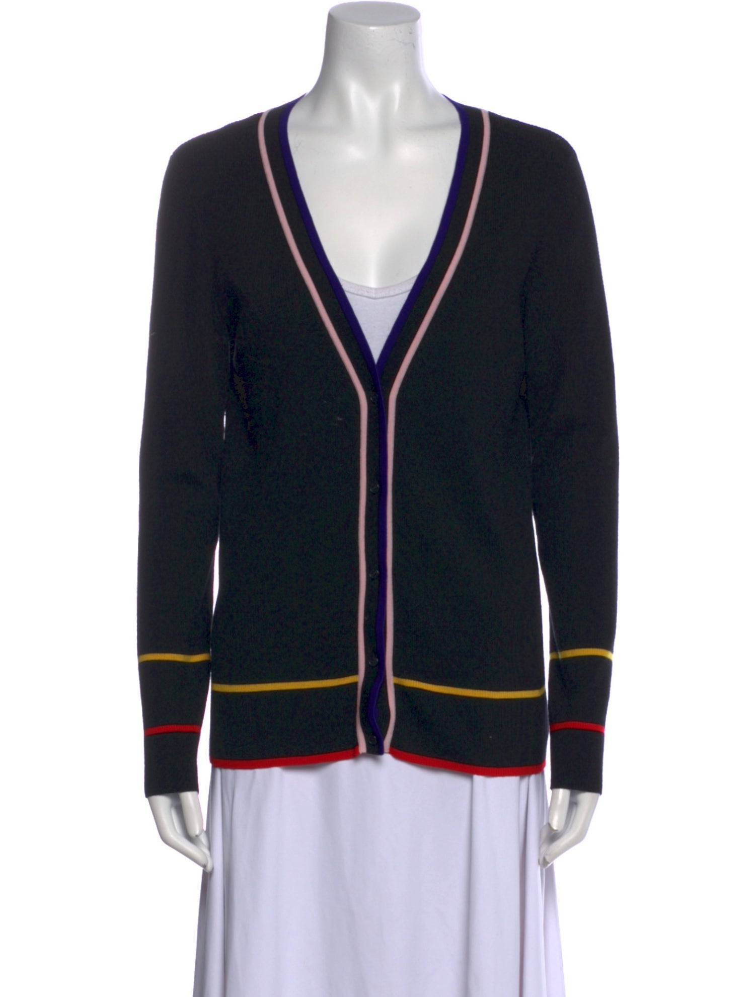 Akris Punto Virgin Wool Striped Sweater