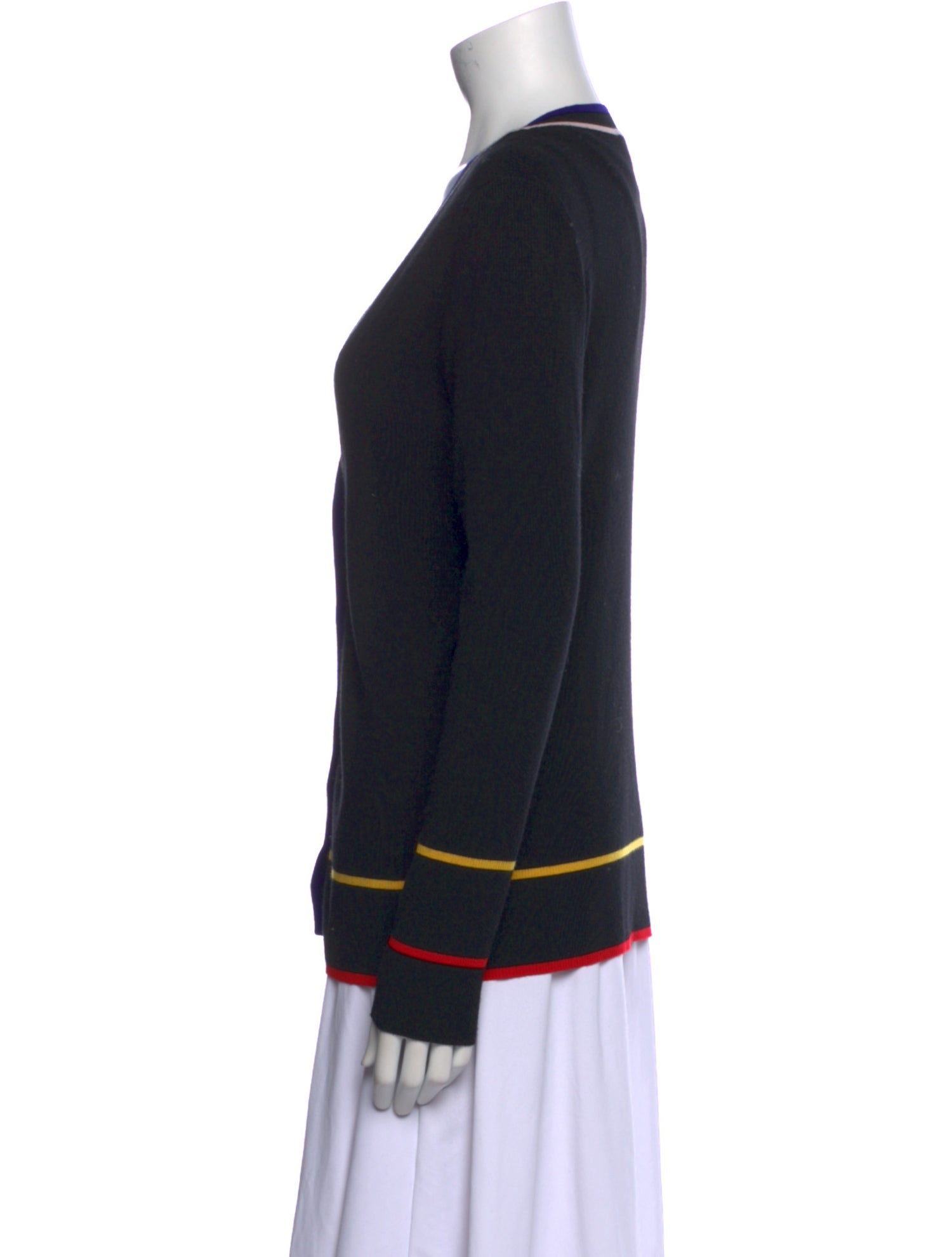 Akris Punto Virgin Wool Striped Sweater