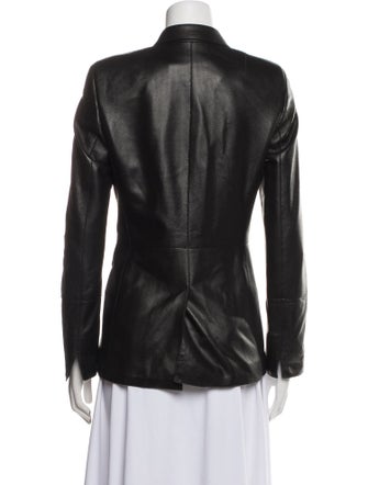 Akris Punto Lamb Leather Blazer