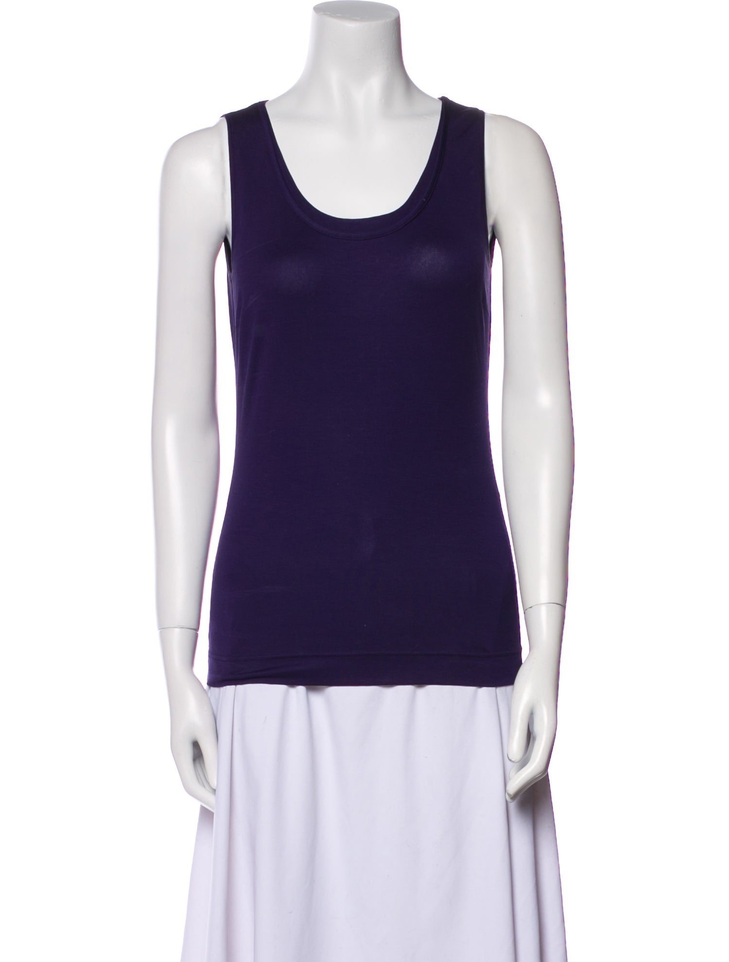 Akris Punto Scoop Neck Sleeveless Top