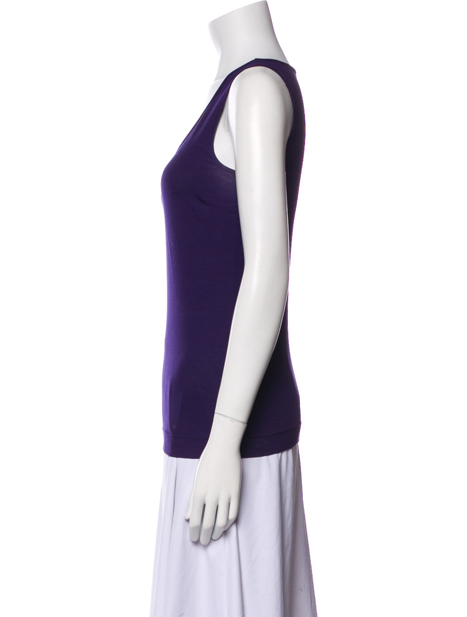Akris Punto Scoop Neck Sleeveless Top