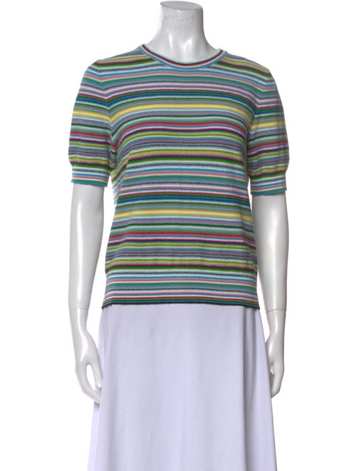Akris Punto Striped Crew Neck T-Shirt