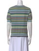 Akris Punto Striped Crew Neck T-Shirt