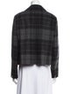 Akris Punto Wool Plaid Print Blazer