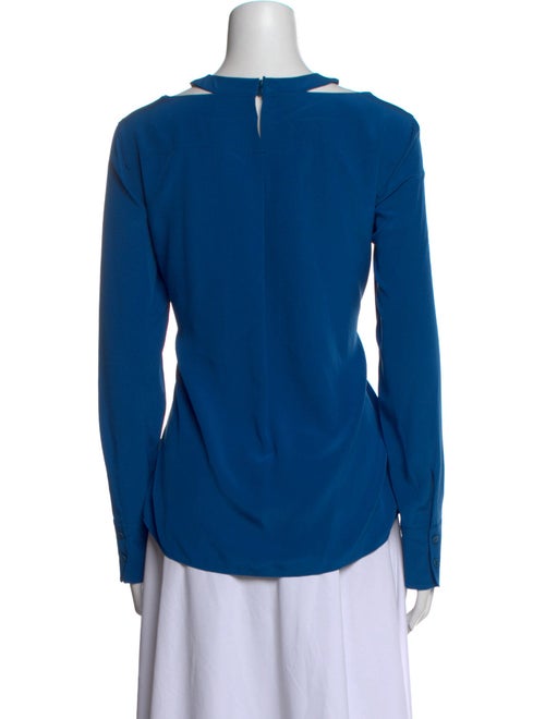 Akris Punto Silk Crew Neck Crop Top