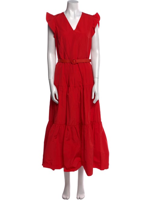 Akris Punto V-Neck Long Dress