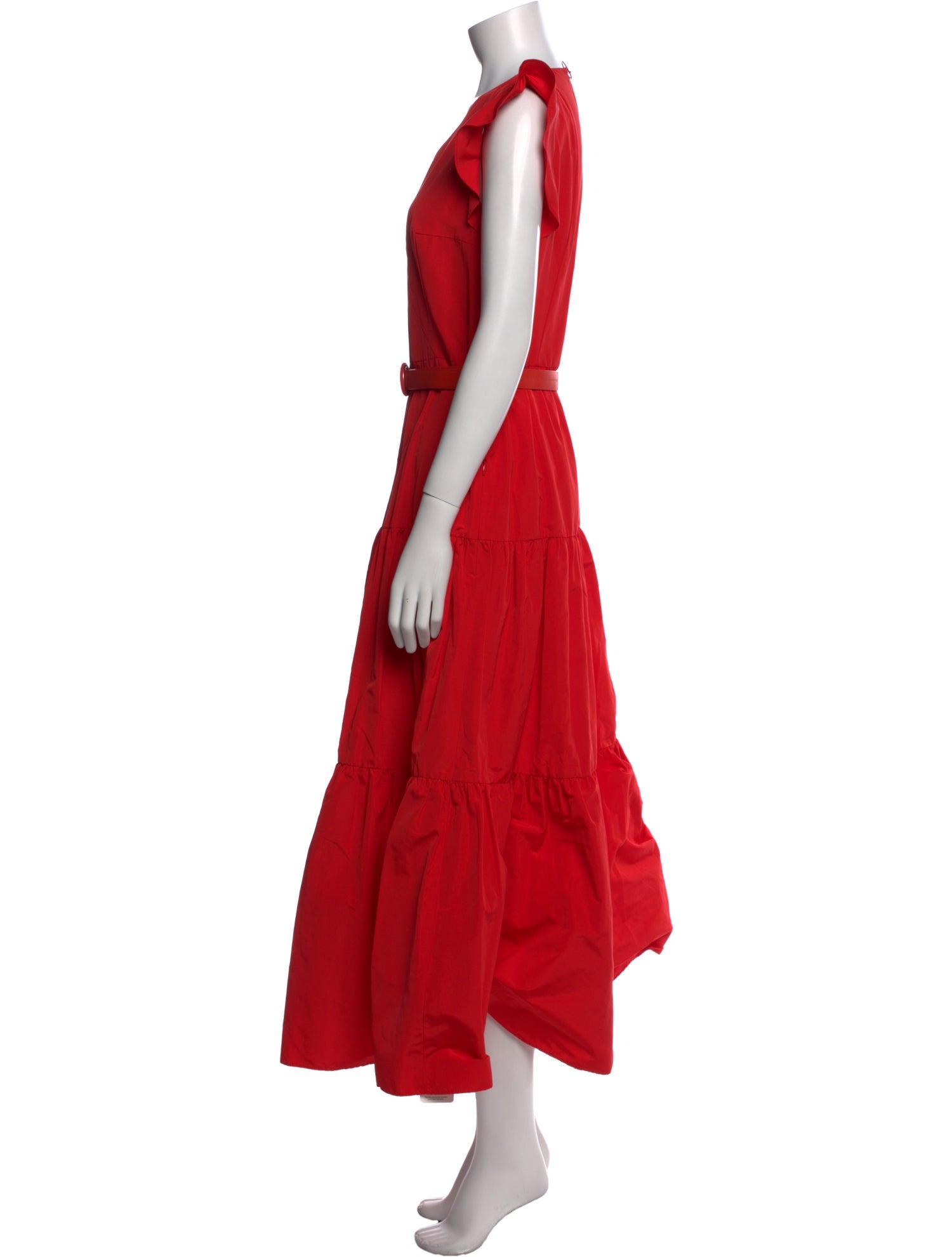 Akris Punto V-Neck Long Dress