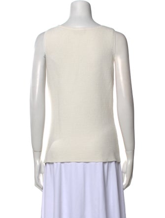 Akris Punto Scoop Neck Sleeveless Top