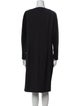 Akris Punto V-Neck Midi Length Dress