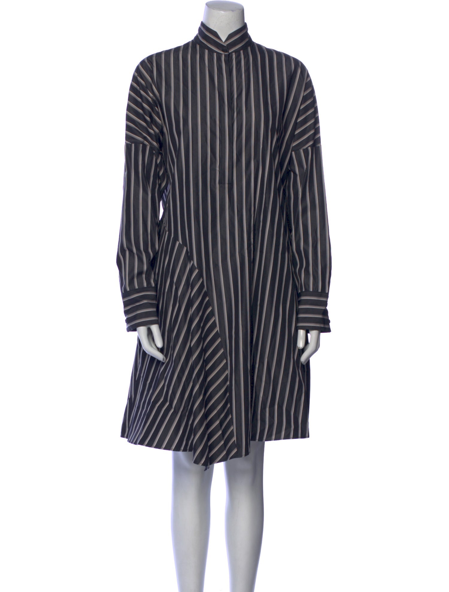 Akris Punto Striped Knee-Length Dress w/ Tags