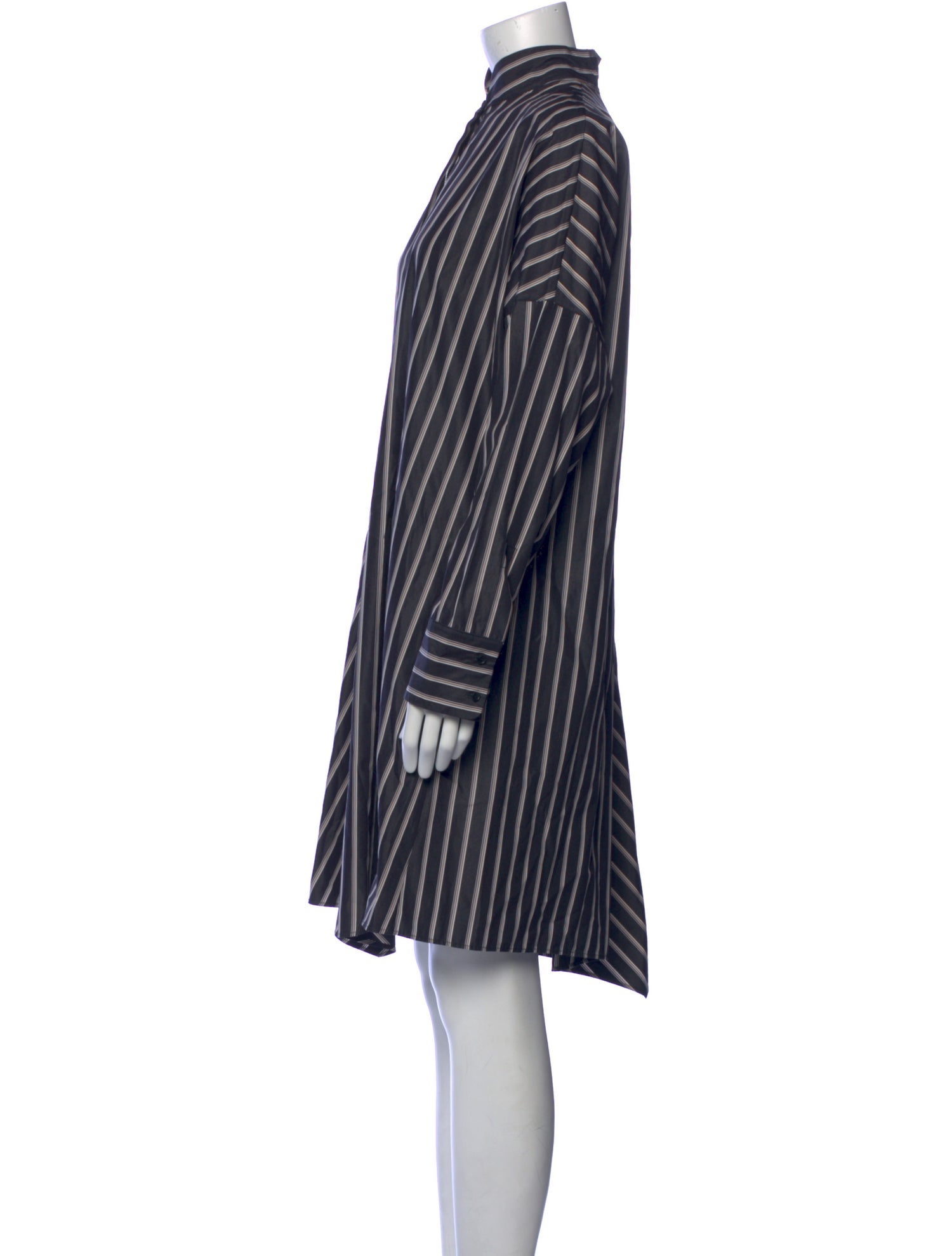 Akris Punto Striped Knee-Length Dress w/ Tags