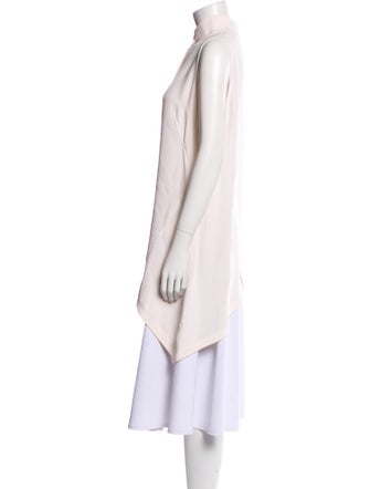 Akris Punto Silk Mock Neck Tunic