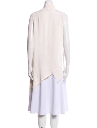 Akris Punto Silk Mock Neck Tunic