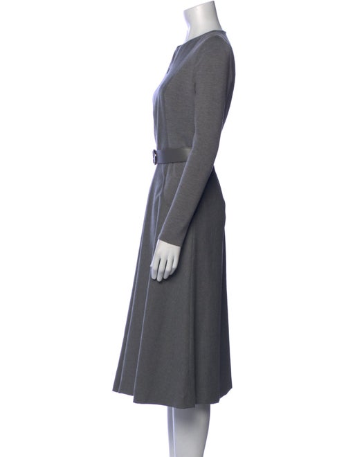 Akris Punto Wool Midi Length Dress