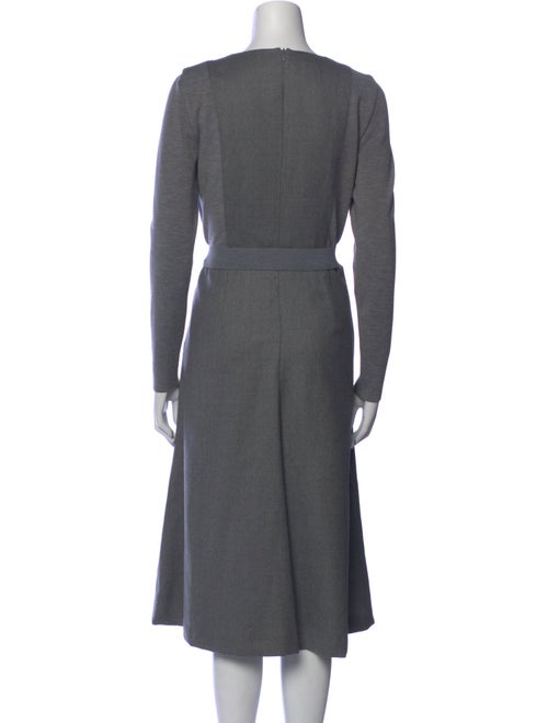 Akris Punto Wool Midi Length Dress