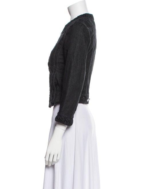 Akris Punto Striped Denim Jacket