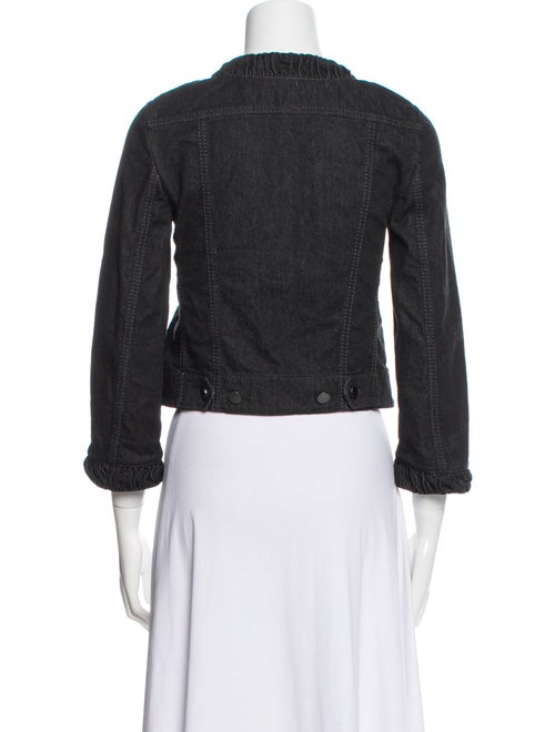 Akris Punto Striped Denim Jacket