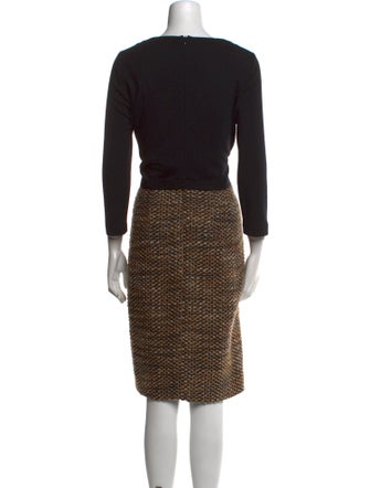 Akris Punto Wool Midi Length Dress