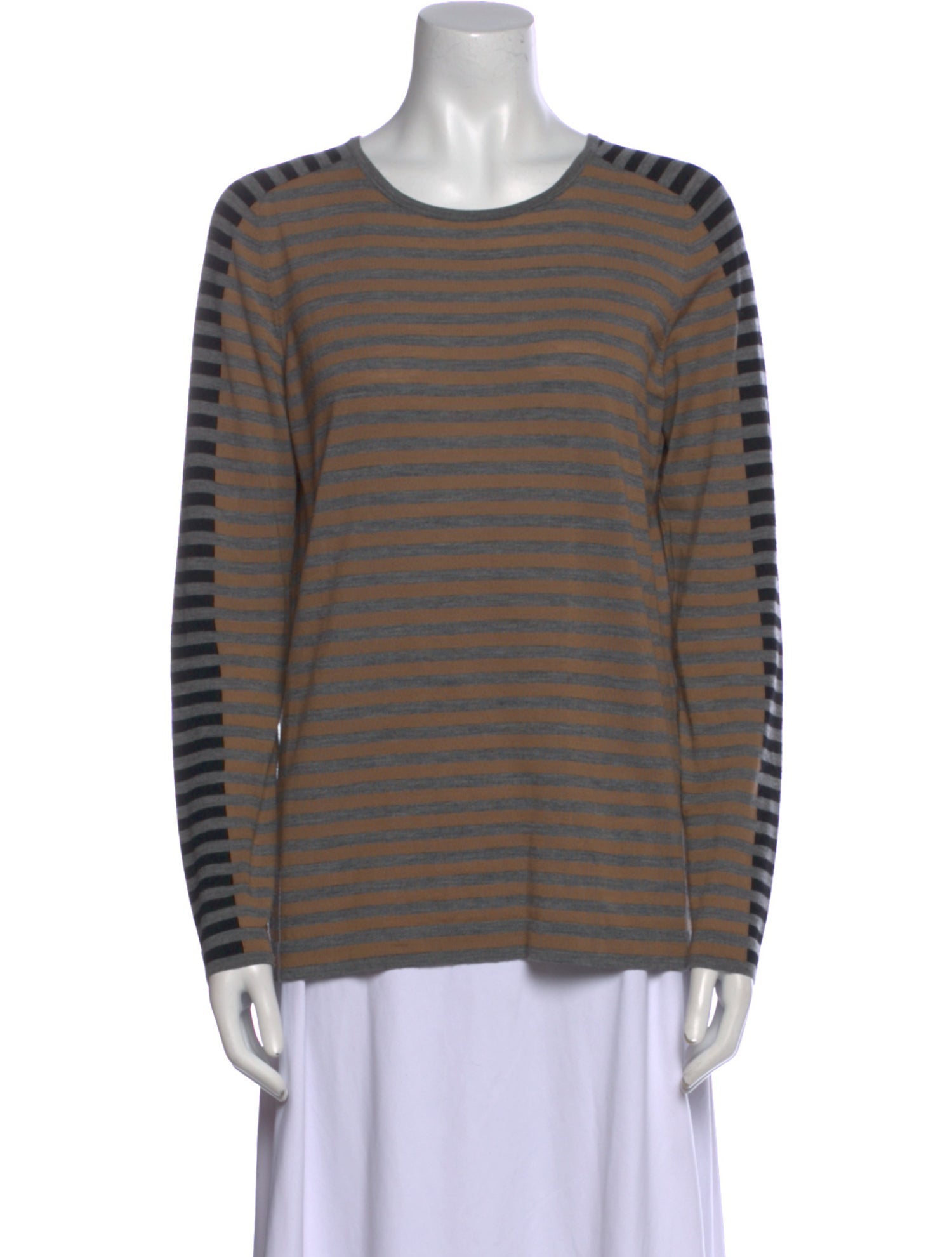 Akris Punto Wool Striped T-Shirt