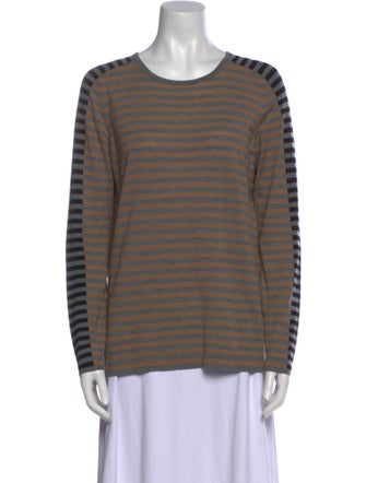 Akris Punto Wool Striped T-Shirt