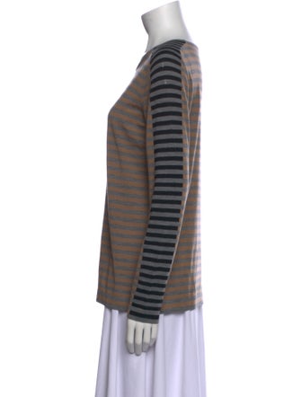 Akris Punto Wool Striped T-Shirt