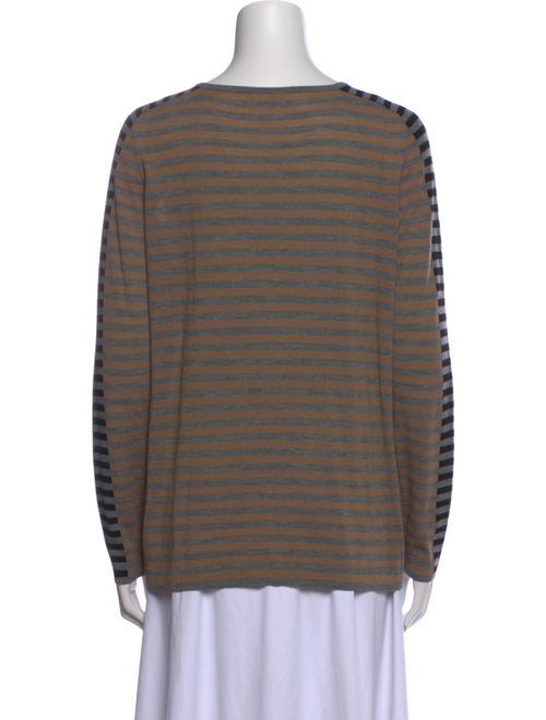 Akris Punto Wool Striped T-Shirt