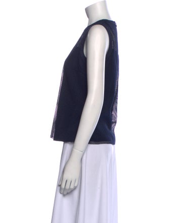 Akris Punto Crew Neck Sleeveless Top