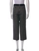 Akris Punto Plaid Print Wide Leg Pants