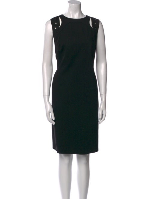 Akris Punto Crew Neck Knee-Length Dress
